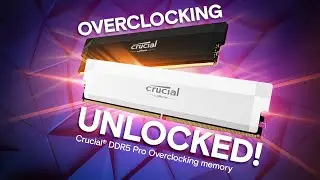 Crucial DDR5 Pro DRAM: Overclocking Edition in black or white!