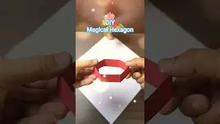 ✨ Magical Hexagon Optical Illusion | Easy DIY Paper Craft | Mind-Blowing 3D Effect! #magicalhexagon
