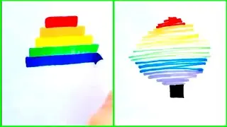 Creative Colorful Art Idea | easy | #SGartroom #Shorts