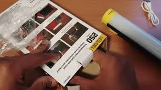 Unboxing a Tripod LED light