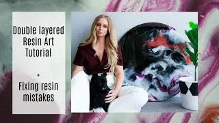 How to create a double layered Resin Artwork