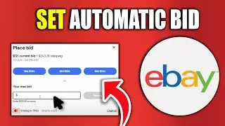 How To Set Automatic Bid On Ebay - New Method