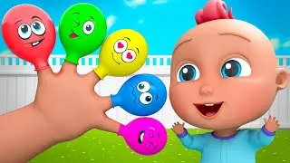 Finger Family Song | Learn Colors | RaydenCoco Nursery Rhymes & Kids Songs