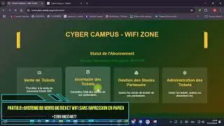 Automatisation Wi-Fi Zone, 2025 2/5 : Syst&egrave;me de vente de ticket sans impression en papier