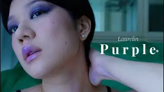 CyberGoth Purple Contour+Veins Makeup