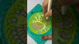 Calming ASMR Spirograph Art | Satisfying for Peaceful Dreams! #art #shorts #spirograph #satisfying