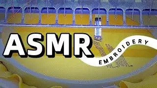 Relaxing ASMR Embroidery 🧵🪡 Basketball Team Logo 🏀