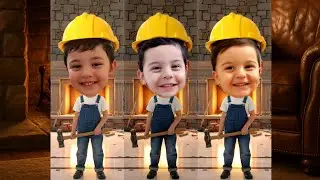 KARTONDAN ŞÖMİNE YAPTIK, BABİŞİ KANDIRDIK😂😂😂