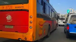 Addis Ababa , Stadium  to Atobis Tera , Driving Downtown 2022