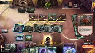 MTG Arena Traditiona Standard   Mono Green Aggro vs RG aggro