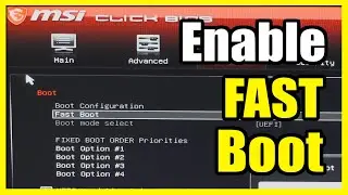 How to Enable Fast Boot in Bios menu on Windows 10 or 11 PC (Settings Tutorial)