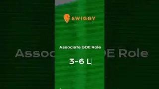 Swiggy Hiring Freshers for Associate SDE Role | 3-6 LPA 🔥🔥#job #wfh #trendingshorts  #swiggyjob