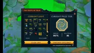 Telos 0 to 997 enrage loot