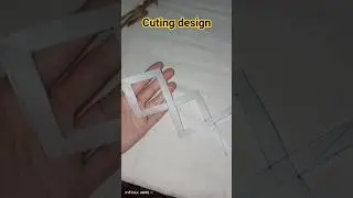 cuting for design #sitiching #designerclothes #designerdress #cuting bukram#beautiful