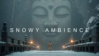 Winter Tibetan Flute Music Snowy Mountain Ambiance Deep Meditation Healing Sounds