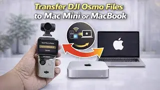 HOW TO Transfer Files From The DJI Osmo Pocket To Mac MINI or MacBook
