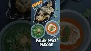 Evening Snacks Vlog: Palak Pyaz Pakode🧅🌿#shorts #shortsfeed #shortvideo #viral #trending #viralvideo