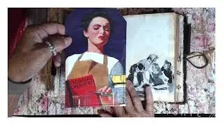 Friday Flip-Thru: Journal by Coffee, Paper, Scissors. Altered Reader's Digest Book.