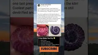 I was asked how I kept my EDP & Purple Rose ammonite beads from devitrification.