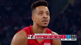 CJ McCollum Full Play vs New York Knicks | 01/01/20 | Smart Highlights