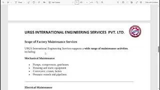 Factory Maintenance Services | Industrial Reliability & Compliance Solutions | URGS International