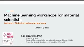MTEC machine learning workshop: Session 1 - Course introduction and statistics review