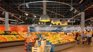 Osvetljenje Supermarketa - Edeka, Hamburg Nemačka