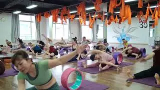 Йога-колесо для всего тела: тренировка гибкости @asfitnessyoga8236
