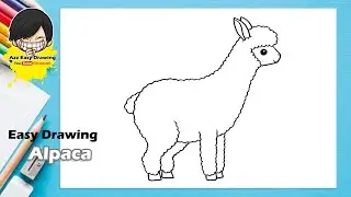 Easy Alpaca Drawing