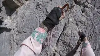 Fire Spire - Avalanche Gulch MT - Pitch 2 part 1 POV Climbing