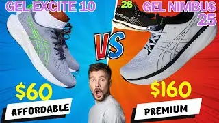 Я сравнил кроссовки Asics за 160 и 60 долларов. #nimbus26 #Nimbus25 #gelexcite10 #gelexcite10vsnimbus26
