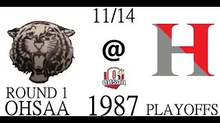 Springfield Tigers (Bergholz/Amsterdam) @ Hawken Hawks (CLEVELAND) OHSAA Playoff game rd. 1 11/14/87