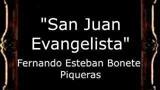 San Juan Evangelista - Fernando Esteban Bonete Piqueras [BM]