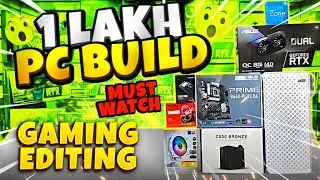 1 Lakh Best Gaming & Editing PC Build | Best 1 Lakh pc build | Tech cosmos