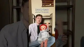 Organize my Raggedy Ann & Andy collection with me in just 15 SECONDS! ❤️ #raggedyann