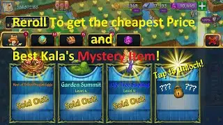 Merge Dragons! Reroll #5 - Kala's Shop - How to get the Cheapest Price and Best Mystery Item!