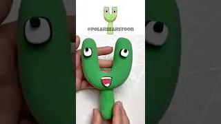 I made Sprunki OC U (from Alphabet Lore) #sprunkioc #alphabets #shorts #diycrafts @PolarBearsToon