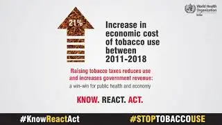 Implement WHO FCTC to save lives. #KnowReactAct #StopTobaccoUse #HealthyIndia - Video 2