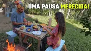 Revitalizamos o FOGÃO À LENHA e fizemos PÃO DE MILHO — nossa vida simples