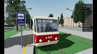 Roblox Lugane im riding the tram #3-207 Line 1