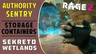 Location of Storage Container in Sekreto Wetlands Authority Sentry | RAGE 2