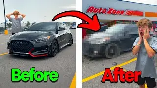 Я потратил 100 долларов в AutoZone на тюнинг своей машины.