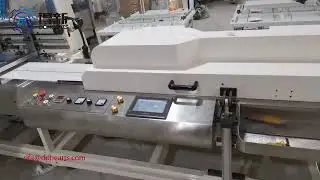 automatic silicone screen printing machine to printing 3D raised logo on webbing elastic band