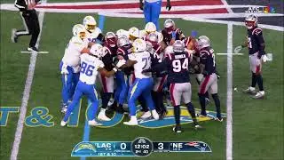 Jack Gibbens - Highlights - New England Patriots vs Chargers - NFL Wild Card Playoffs 2025