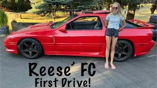 Reese and I swap her Mazda RX7 FC to 5 lug and drive it finally! Also get started on the LS14&hellip; Enjoi