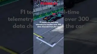 Data-driven success: Over 300 real-time data channels! 📊 #f1 #facts #shorts #trending #car