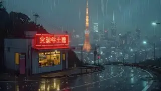 90's Chill Rain Atmosphere 🌙 Cozy Lofi Beats to Relax Your Mind