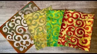STENCIL MAKING 2.0 EPISODE 2:  Swirly Stencil With Word Processing Software Cut by Hand or Cricut