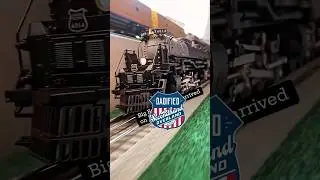 Big Boy #4014 has arrived!  Check out the full video! #modeltrains #ogauge #shortsvideo