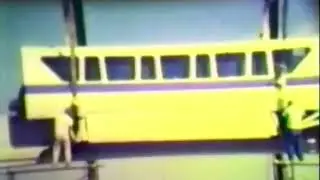 Monorail Installation - Mark IV - Walt Disney World 1971